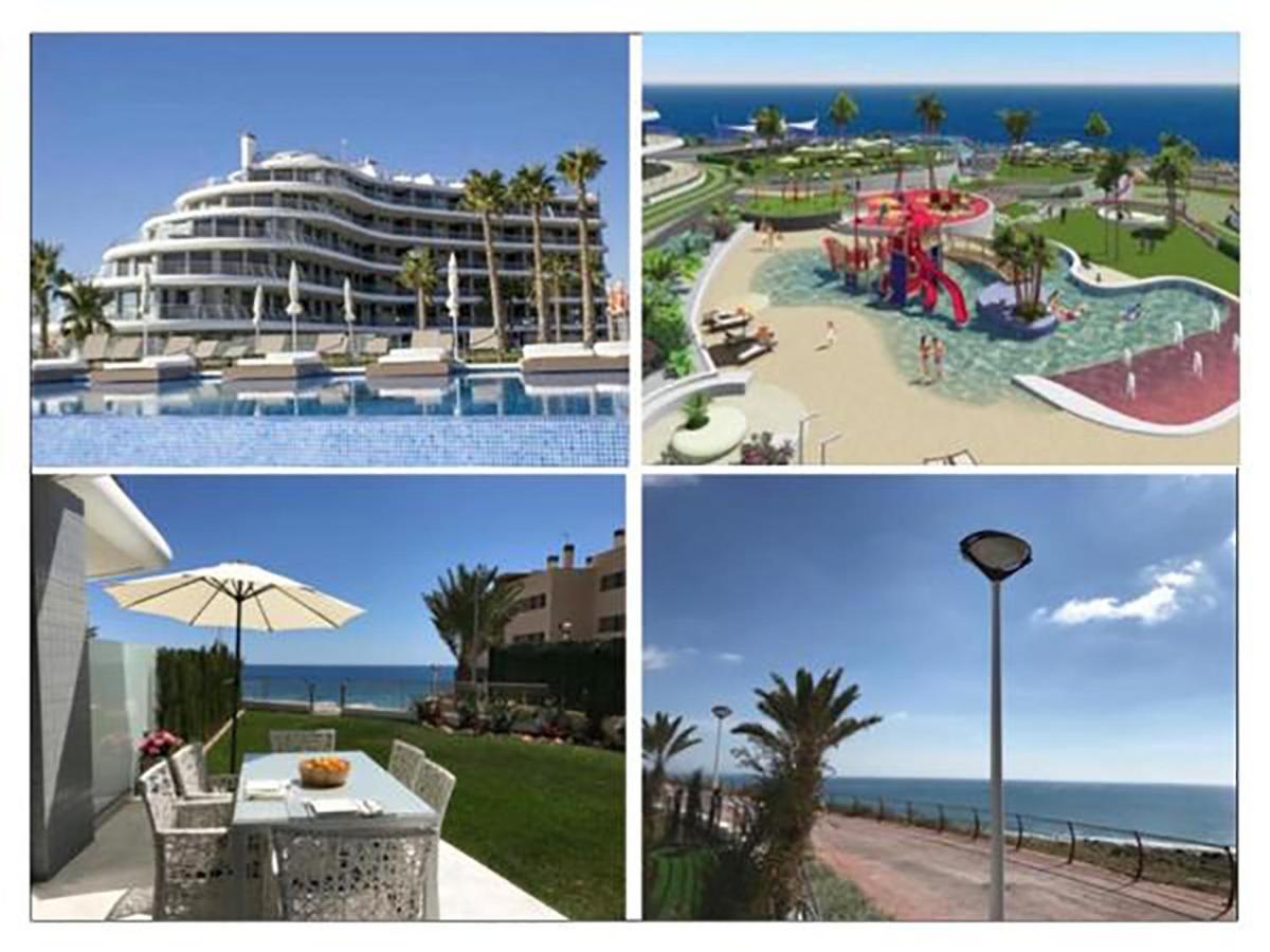 Infinity Luxury Sea View Apartment With Private Garden Arenales del Sol Exteriör bild