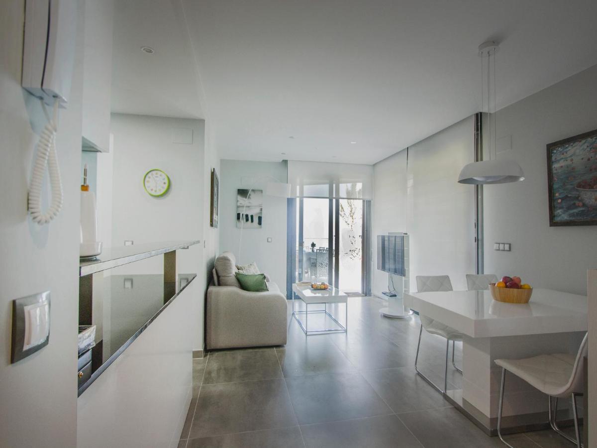 Infinity Luxury Sea View Apartment With Private Garden Arenales del Sol Exteriör bild